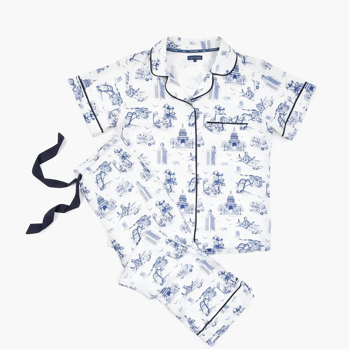 Austin Toile Pajama Set