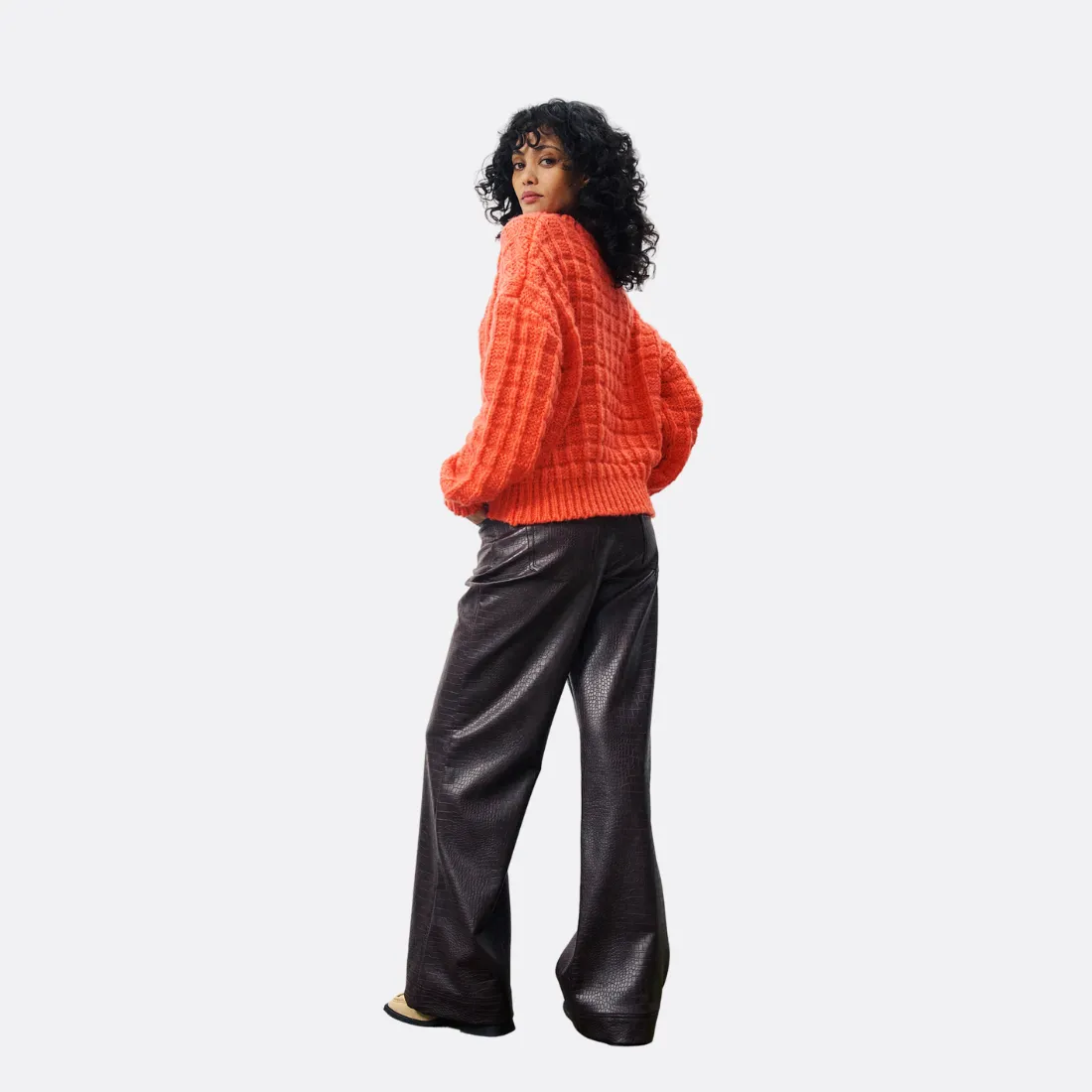 Chjara Orange Sweater