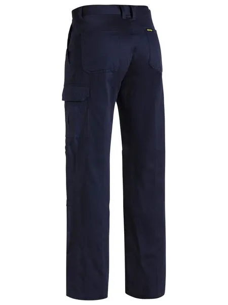 Cotton Drill Lightweight Work Pants For Men- Dark Navy