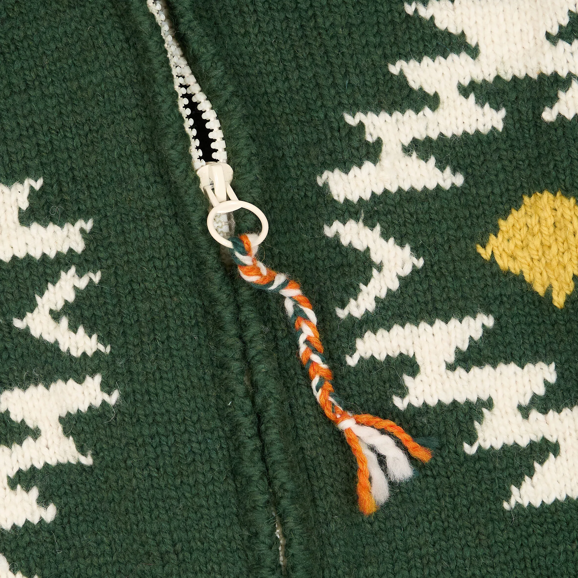 Frantic Hand Knitted Full Zip Cardigan