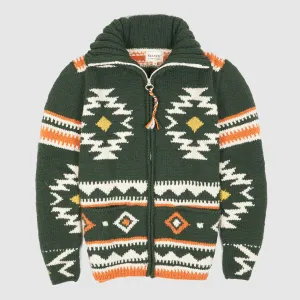 Frantic Hand Knitted Full Zip Cardigan