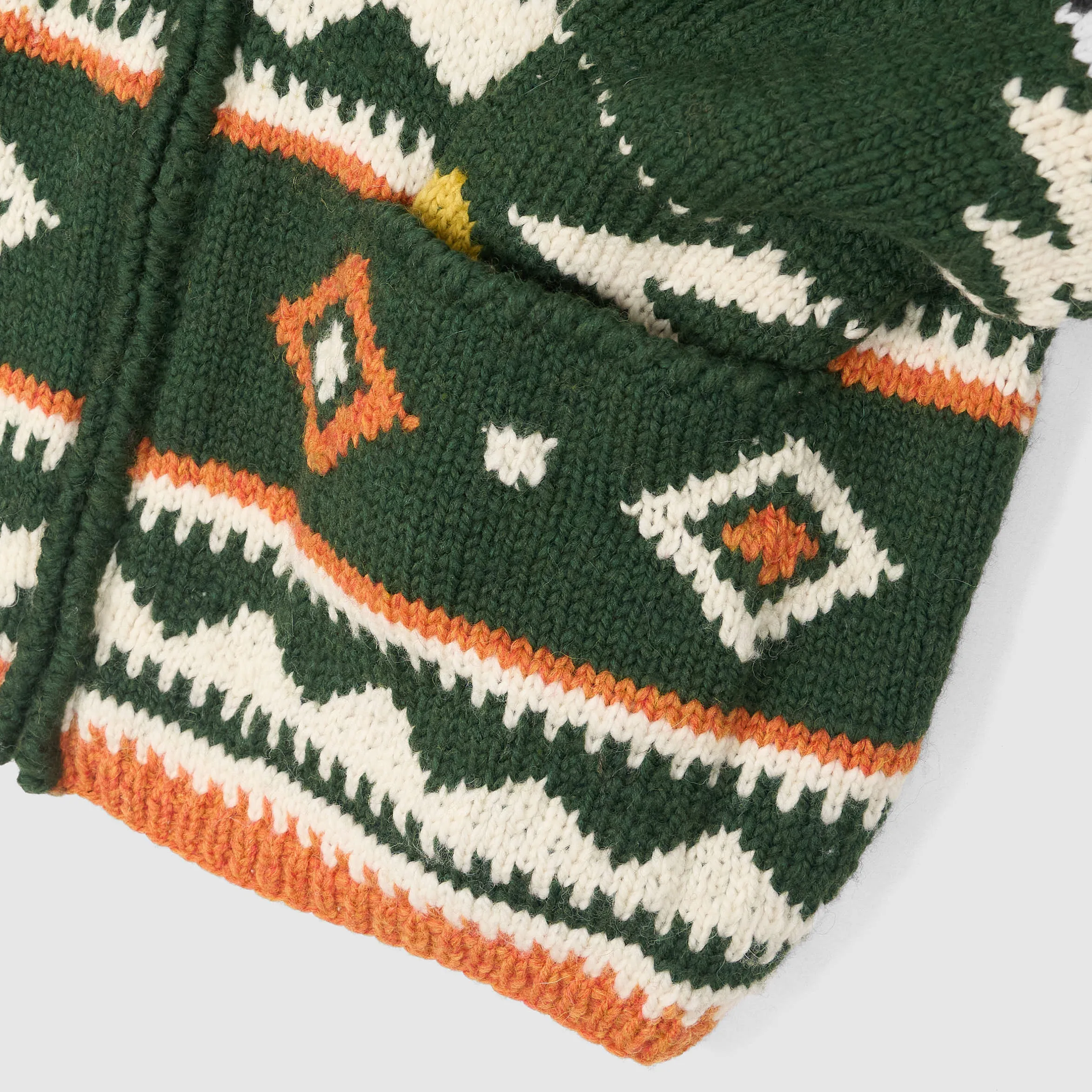 Frantic Hand Knitted Full Zip Cardigan