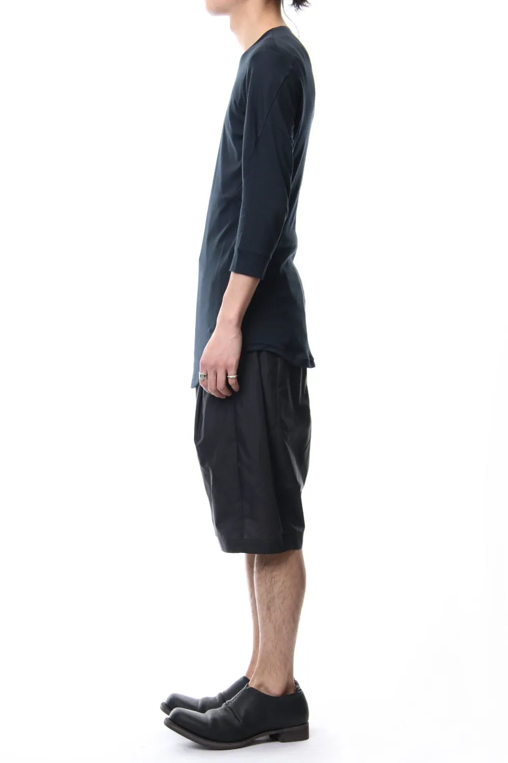 Harf pants Silk typewriter cloth