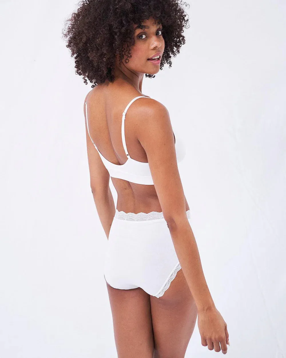 High Rise Knicker White