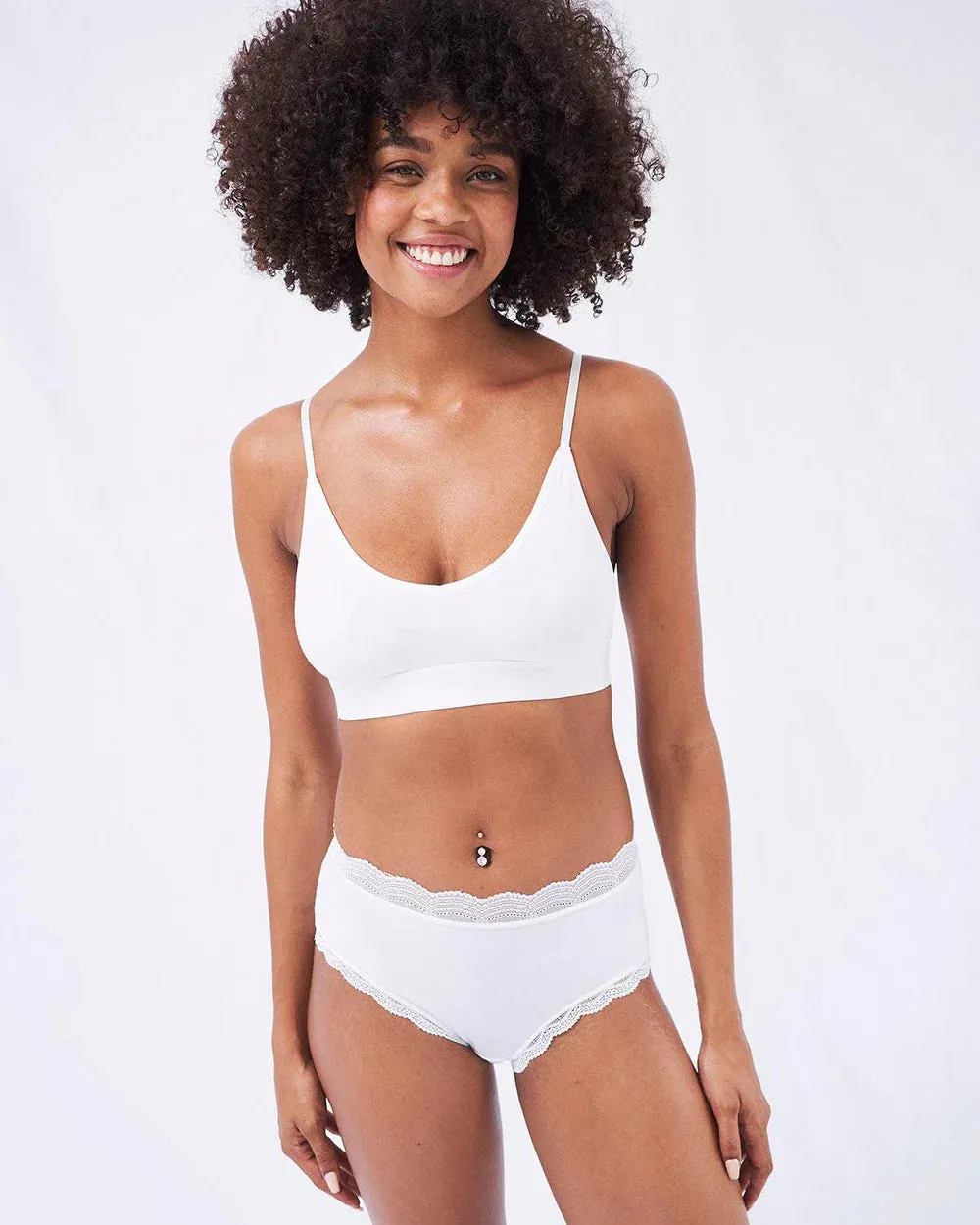 High Rise Knicker White