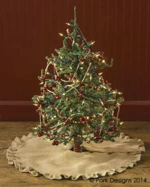 Jute Burlap Tree Skirt - 60" Park Designs