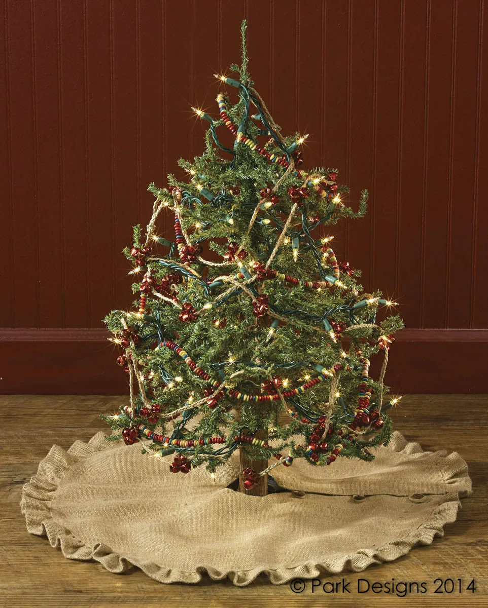 Jute Burlap Tree Skirt - 60" Park Designs