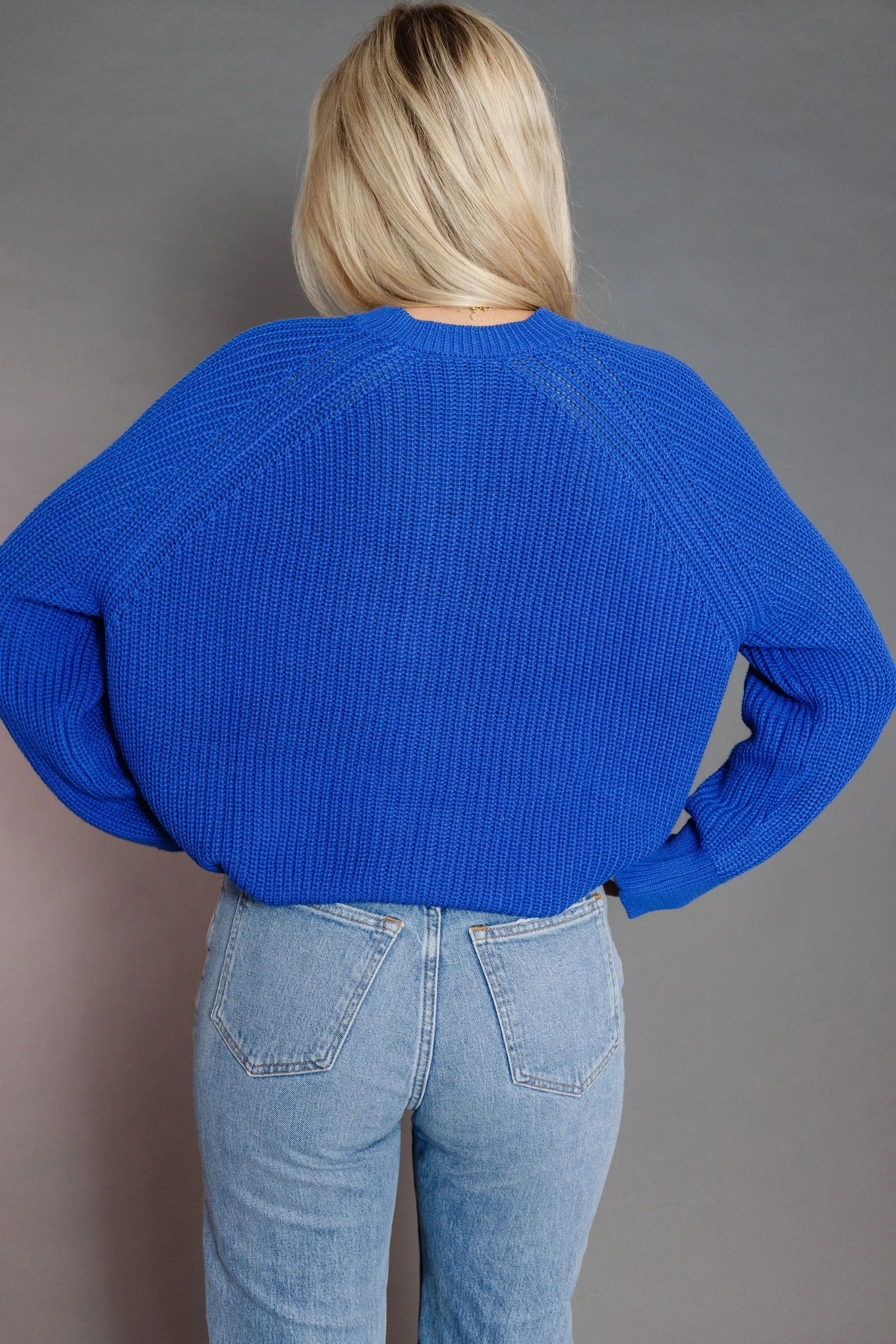 Lila Cardigan in Cobalt Blue