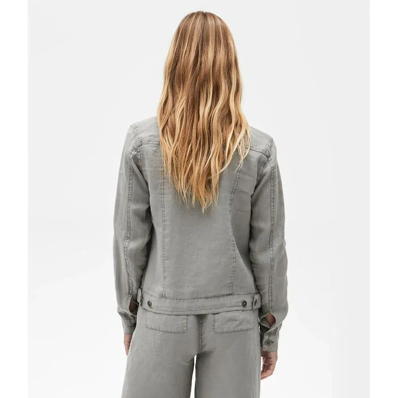 Linen Jean Jacket