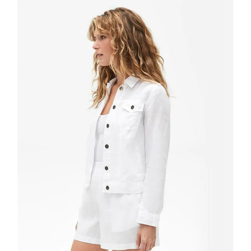 Linen Jean Jacket