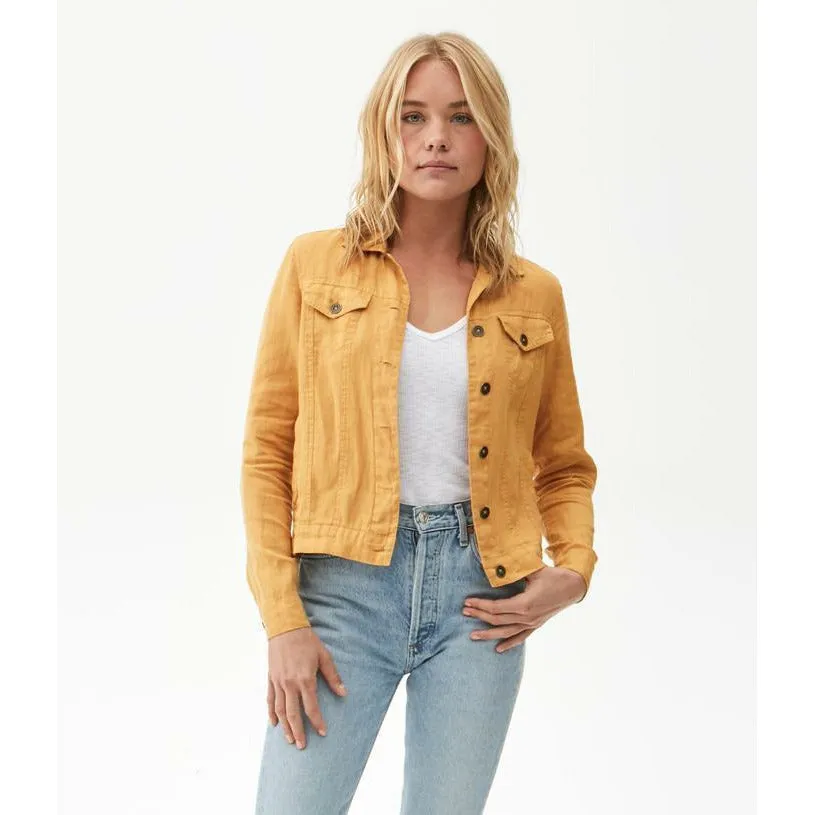 Linen Jean Jacket