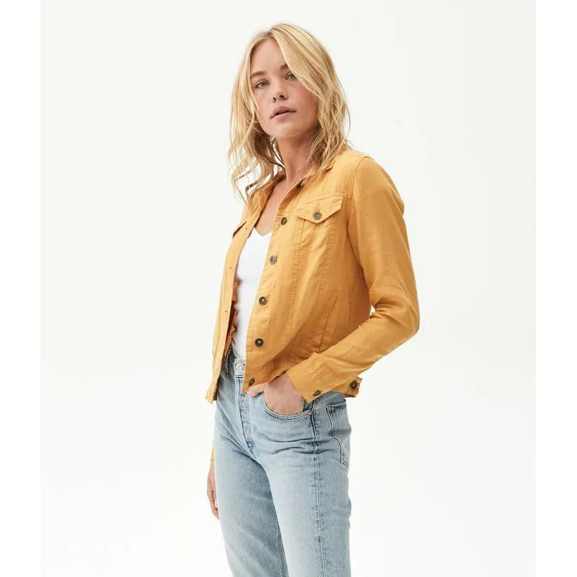 Linen Jean Jacket