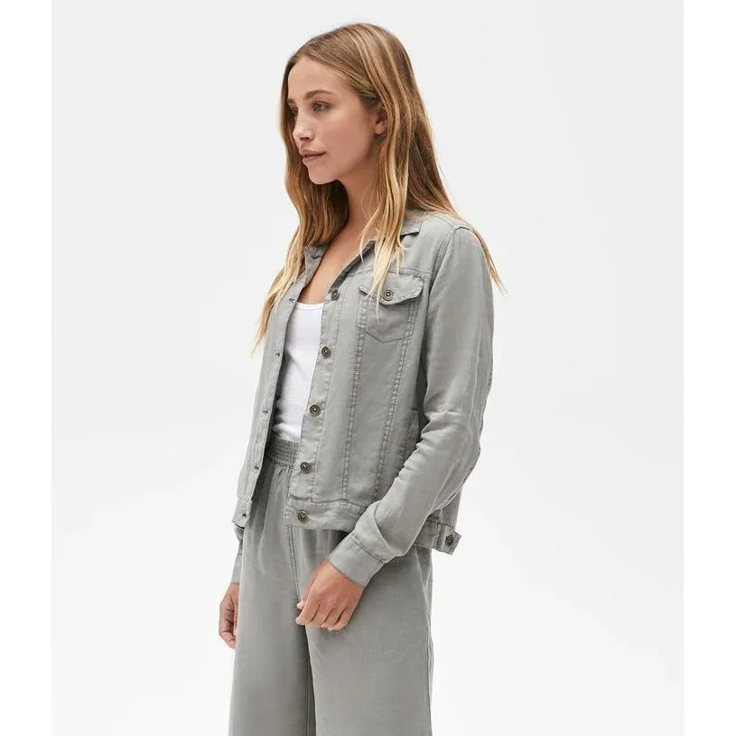 Linen Jean Jacket