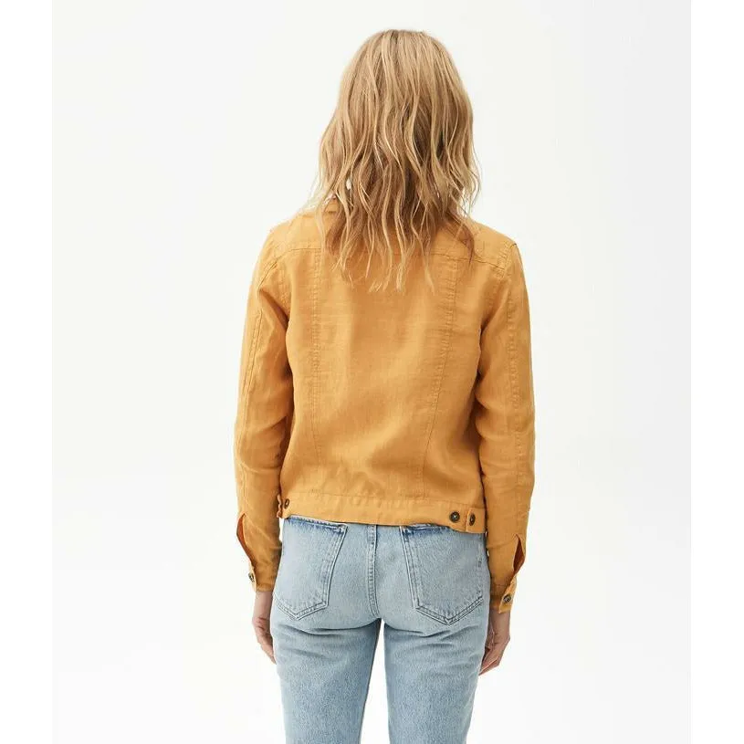 Linen Jean Jacket