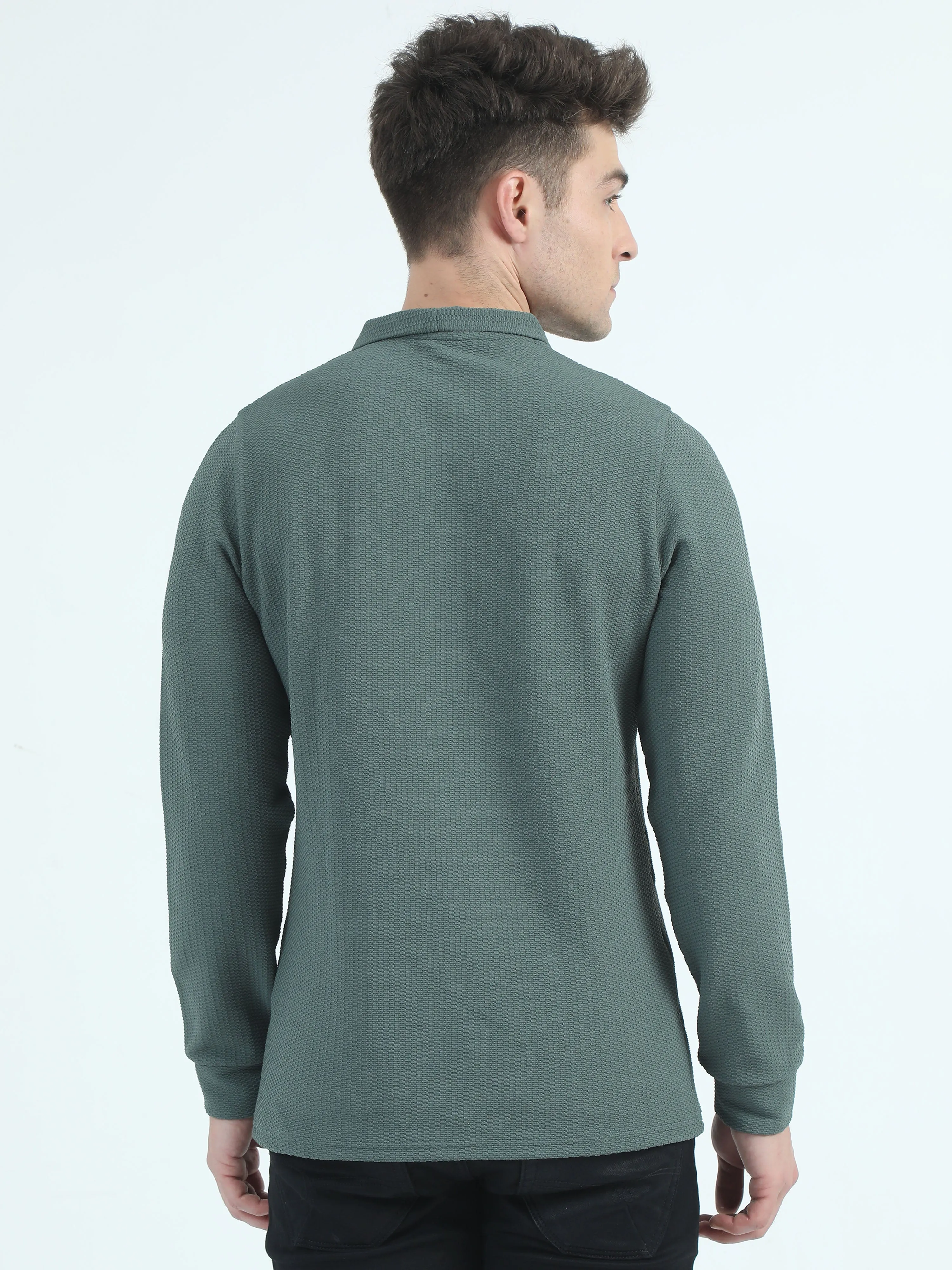 Men's rPET Shawl Collared Shirt