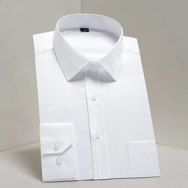 Men's Shirt Long Sleeve Causal Formal Business Dress