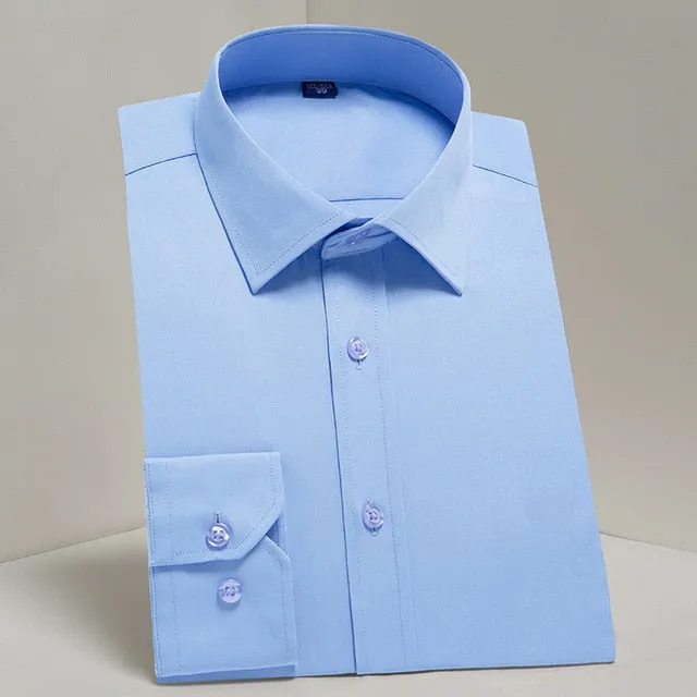 Men's Shirt Long Sleeve Causal Formal Business Dress