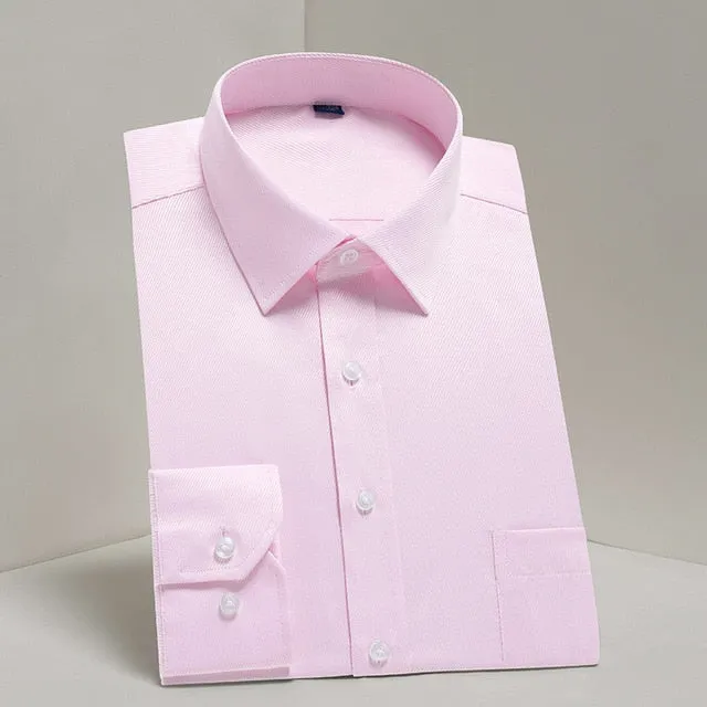 Men's Shirt Long Sleeve Causal Formal Business Dress