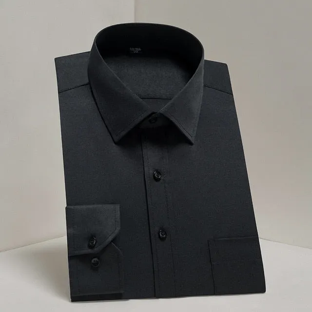 Men's Shirt Long Sleeve Causal Formal Business Dress