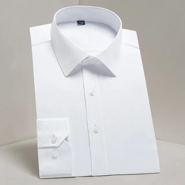 Men's Shirt Long Sleeve Causal Formal Business Dress