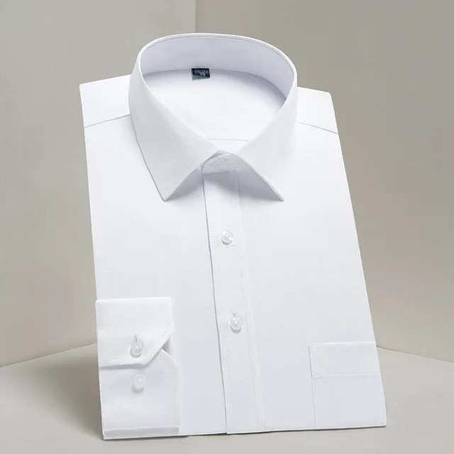 Men's Shirt Long Sleeve Causal Formal Business Dress