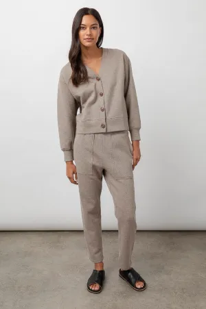 Omi Latte Heather Cardigan