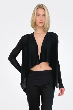 Open Cardigan - Black