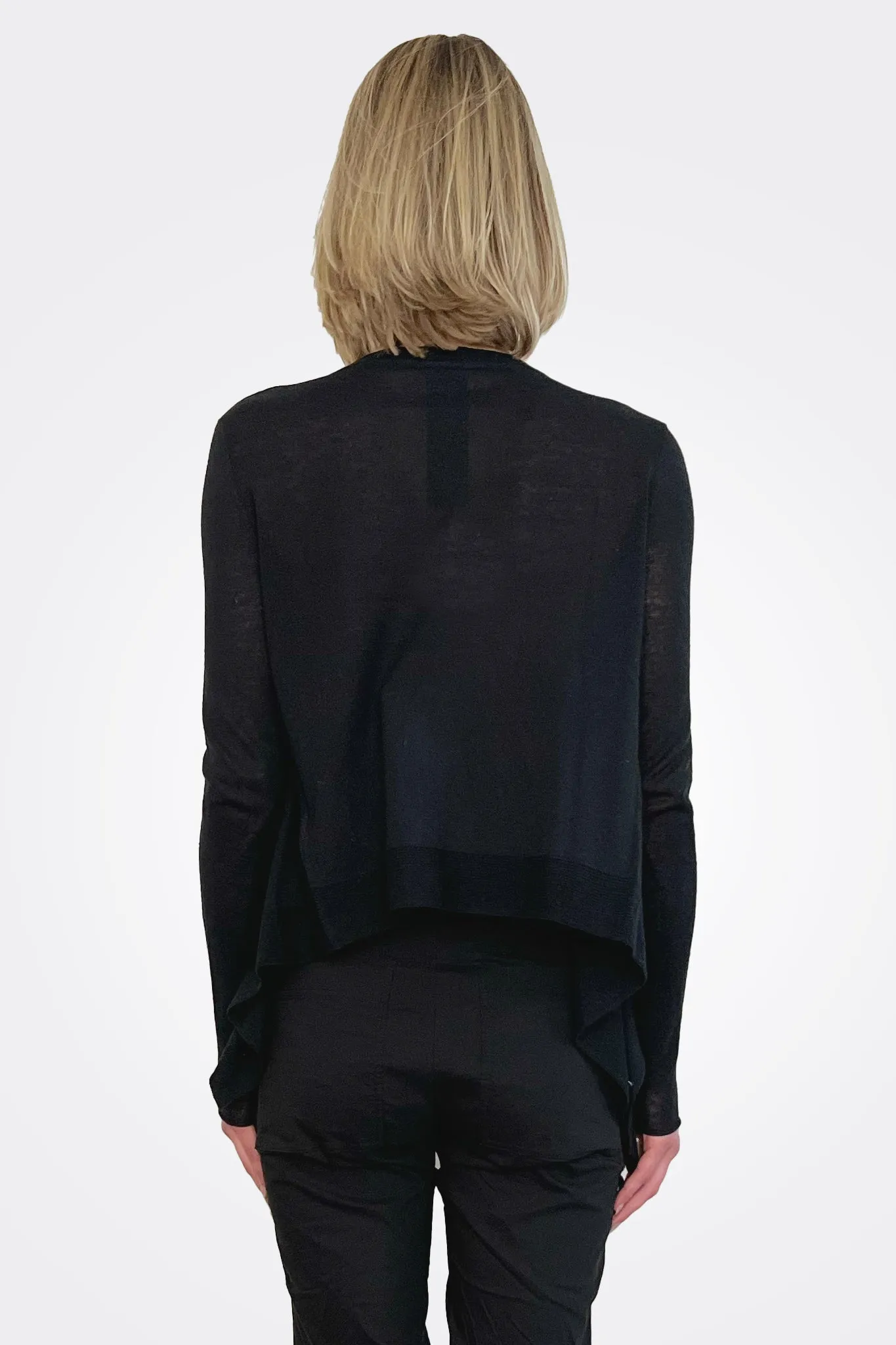 Open Cardigan - Black