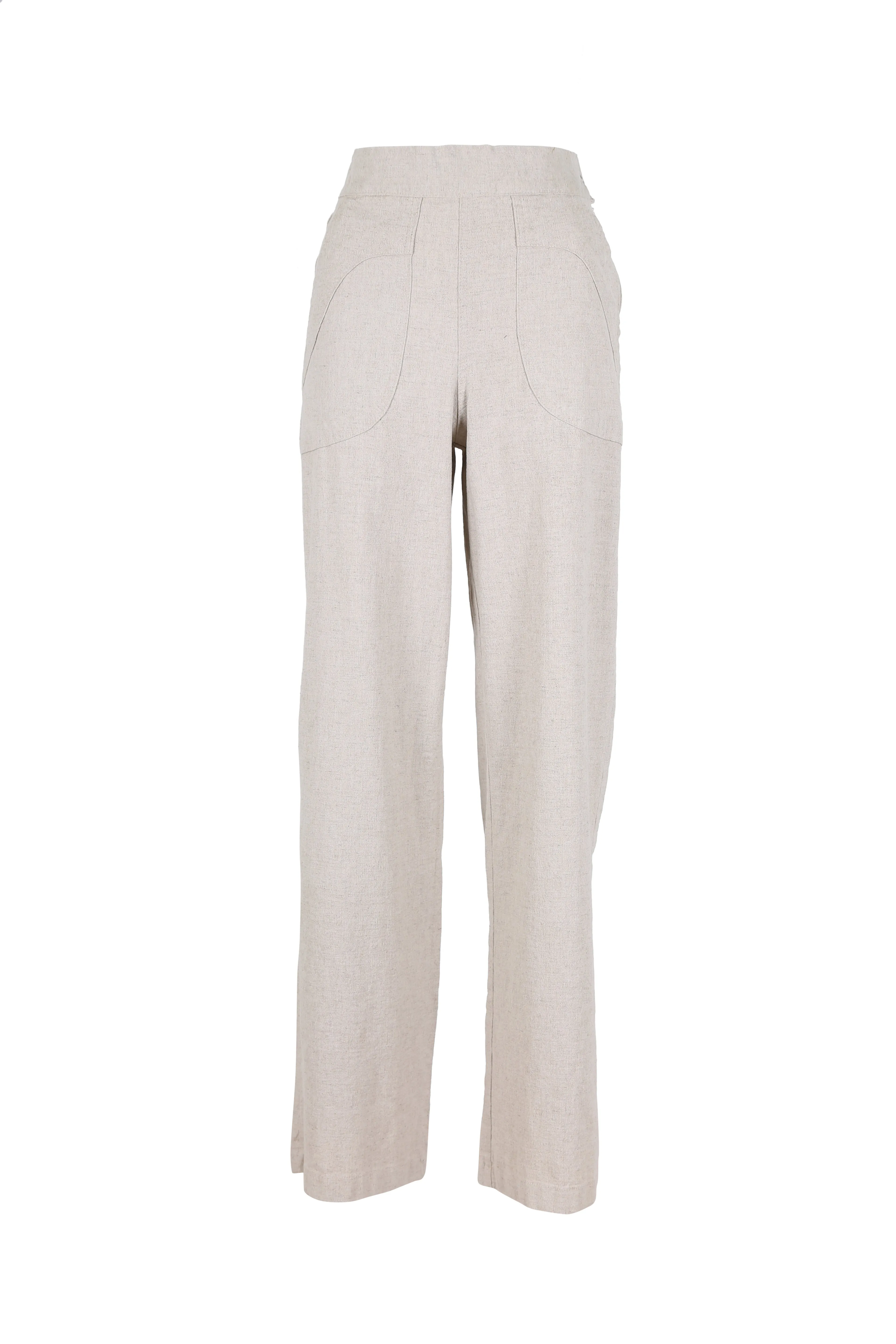 Peggy Isabella Long Pants Wheat in Linen