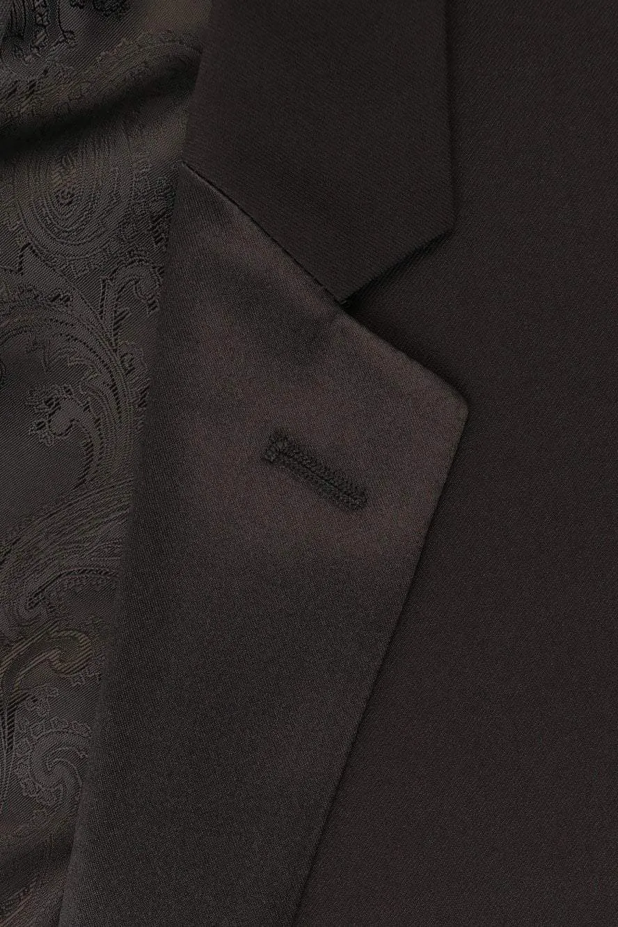"Kingston" Black Tuxedo Jacket