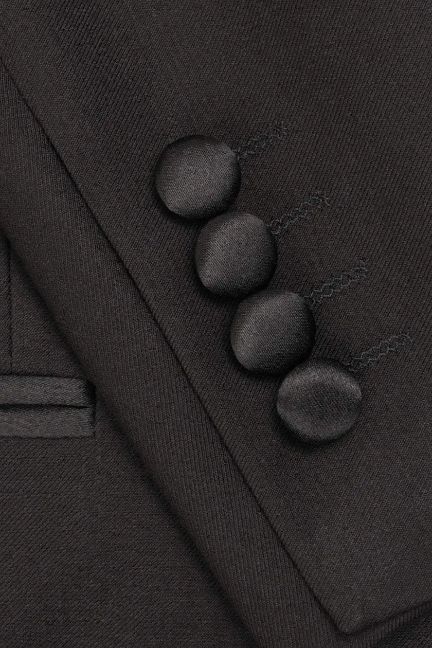 "Kingston" Black Tuxedo Jacket