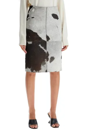 "leopard print midi sk