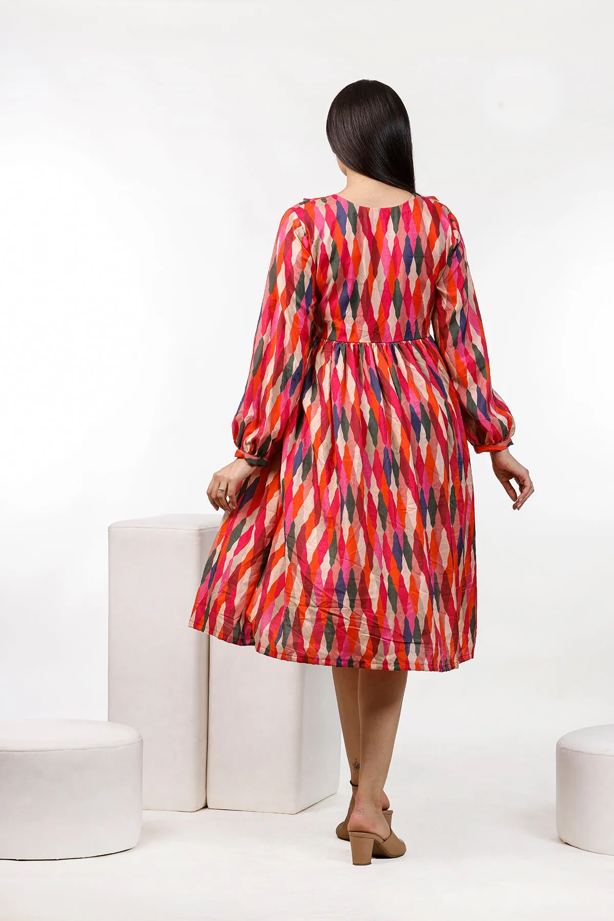 Rainbow Colorful Dress