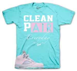 Retro 5 Regal Pink Easter Clean Pair Shirt