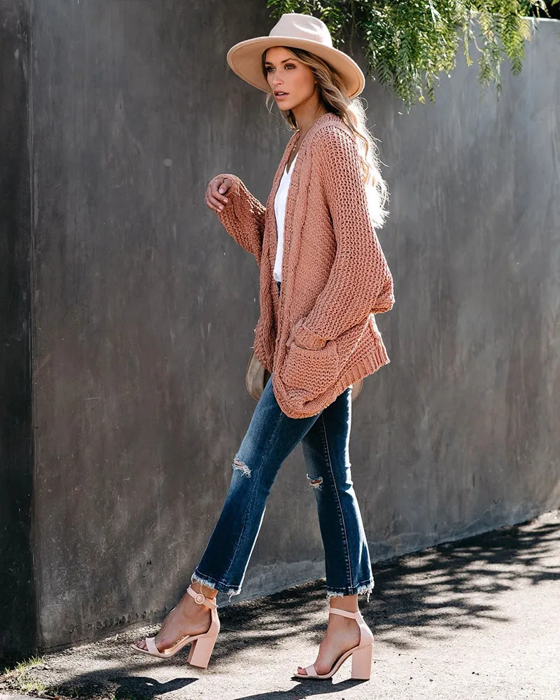 Sheila Oversize Sleeve Boho Knitted Women Sweater