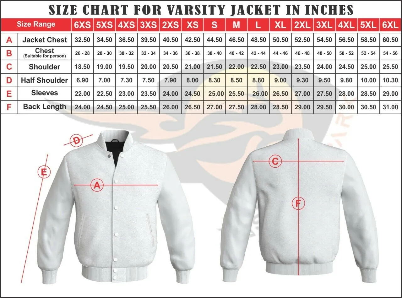 Spine Spark Red Wool Varsity Jacket Black Leather Sleeves