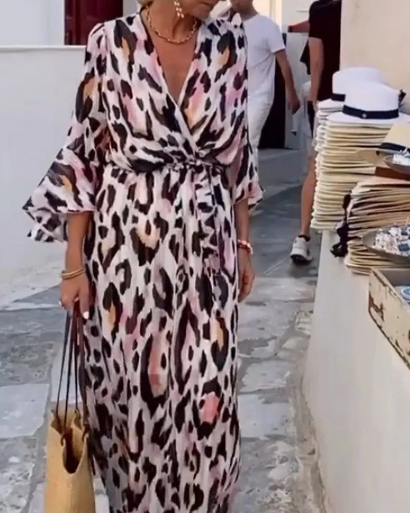 TastyHottie - Colorful leopard dress