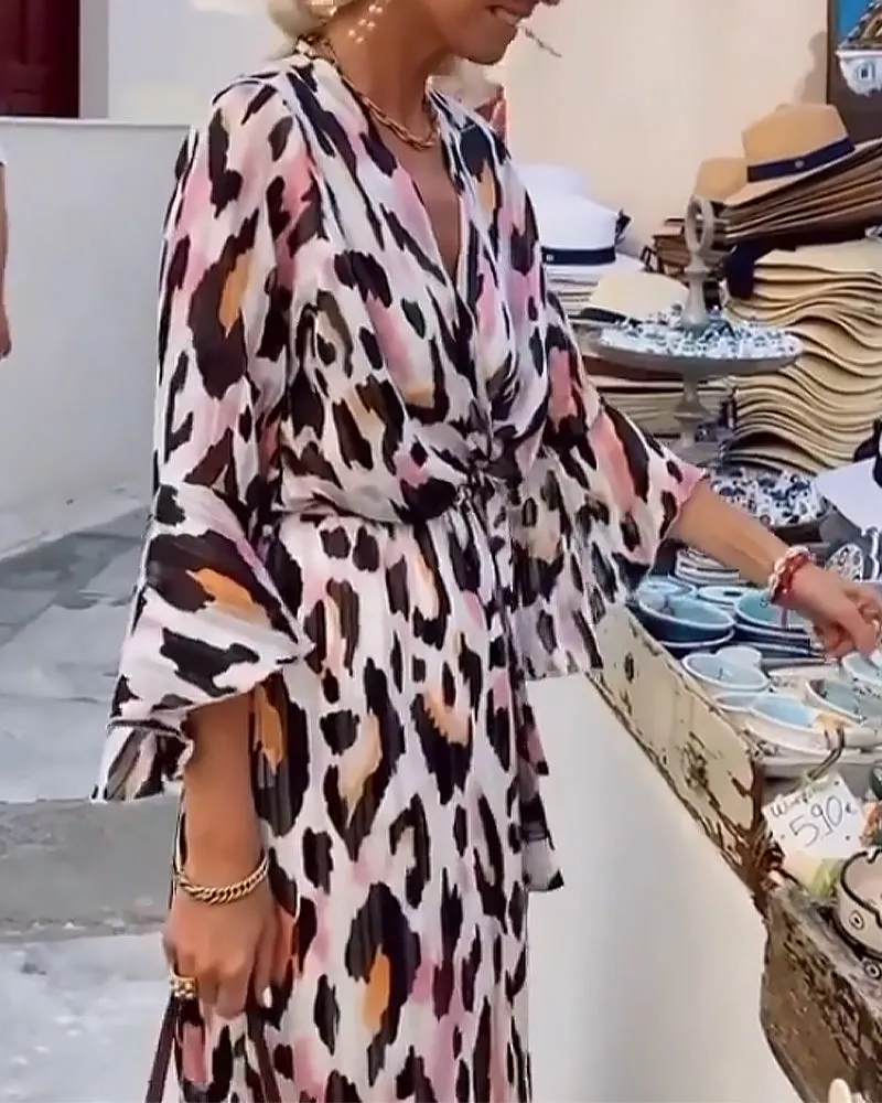 TastyHottie - Colorful leopard dress
