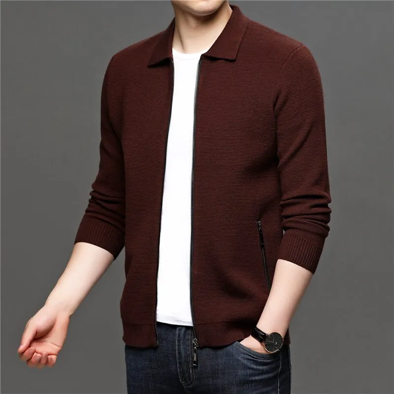 West Louis Thick Warm Wool Sweater Cardigan