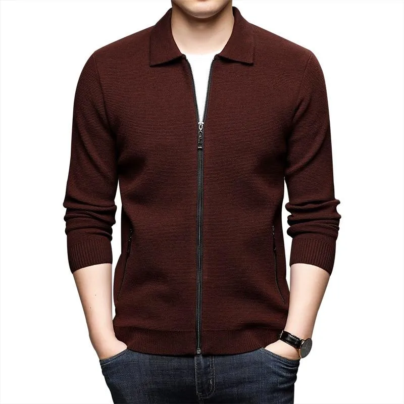 West Louis Thick Warm Wool Sweater Cardigan