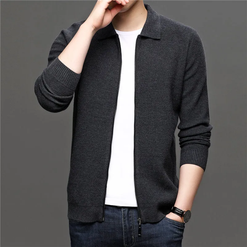 West Louis Thick Warm Wool Sweater Cardigan