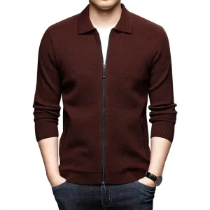 West Louis Thick Warm Wool Sweater Cardigan