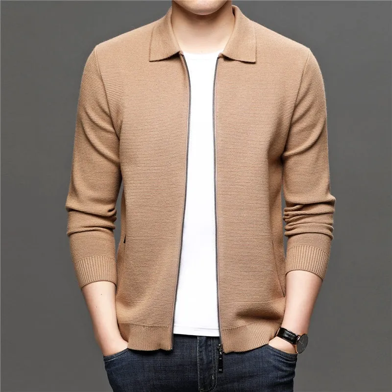 West Louis Thick Warm Wool Sweater Cardigan