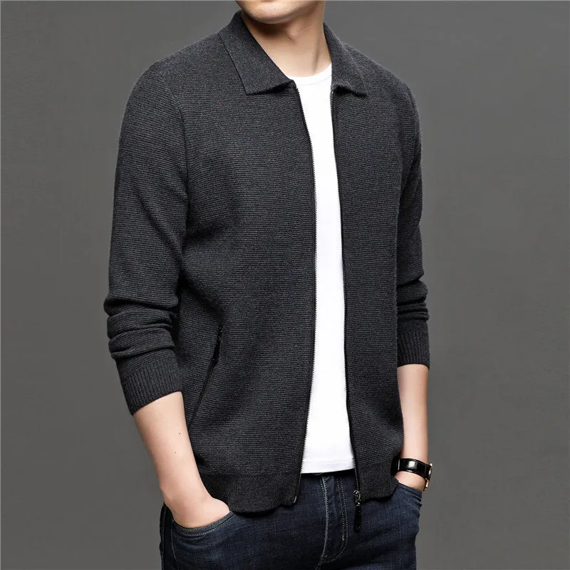 West Louis Thick Warm Wool Sweater Cardigan