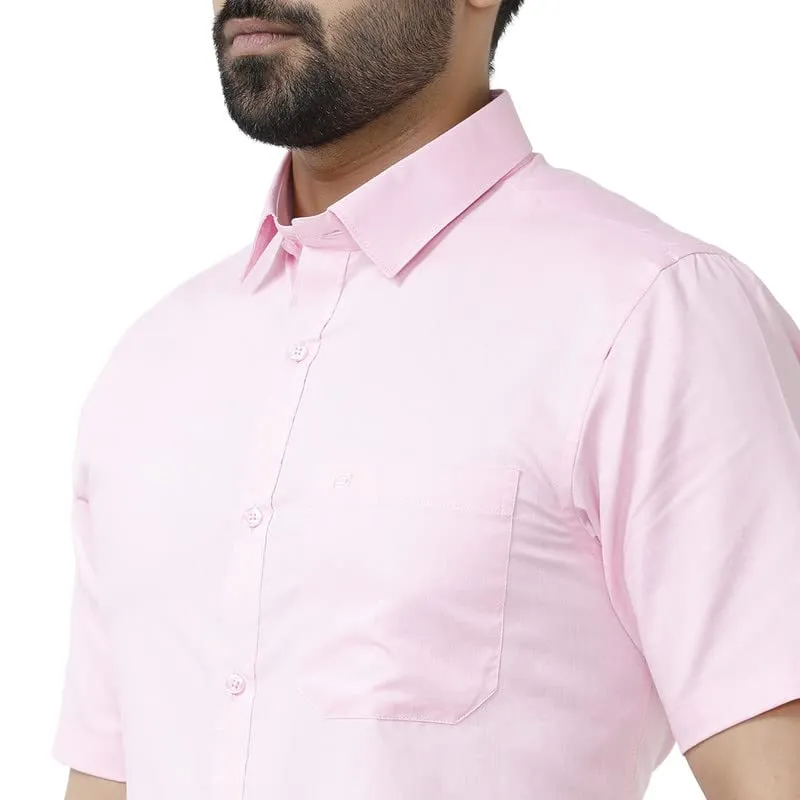 Zurich - Pink Formal Shirts for Men | Ariser